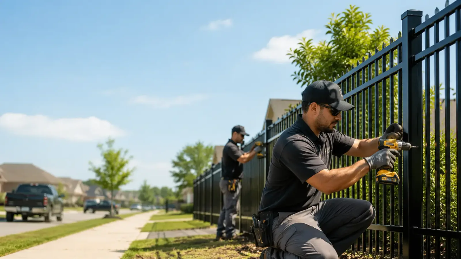 Metal Fence Installation in Midway, TN